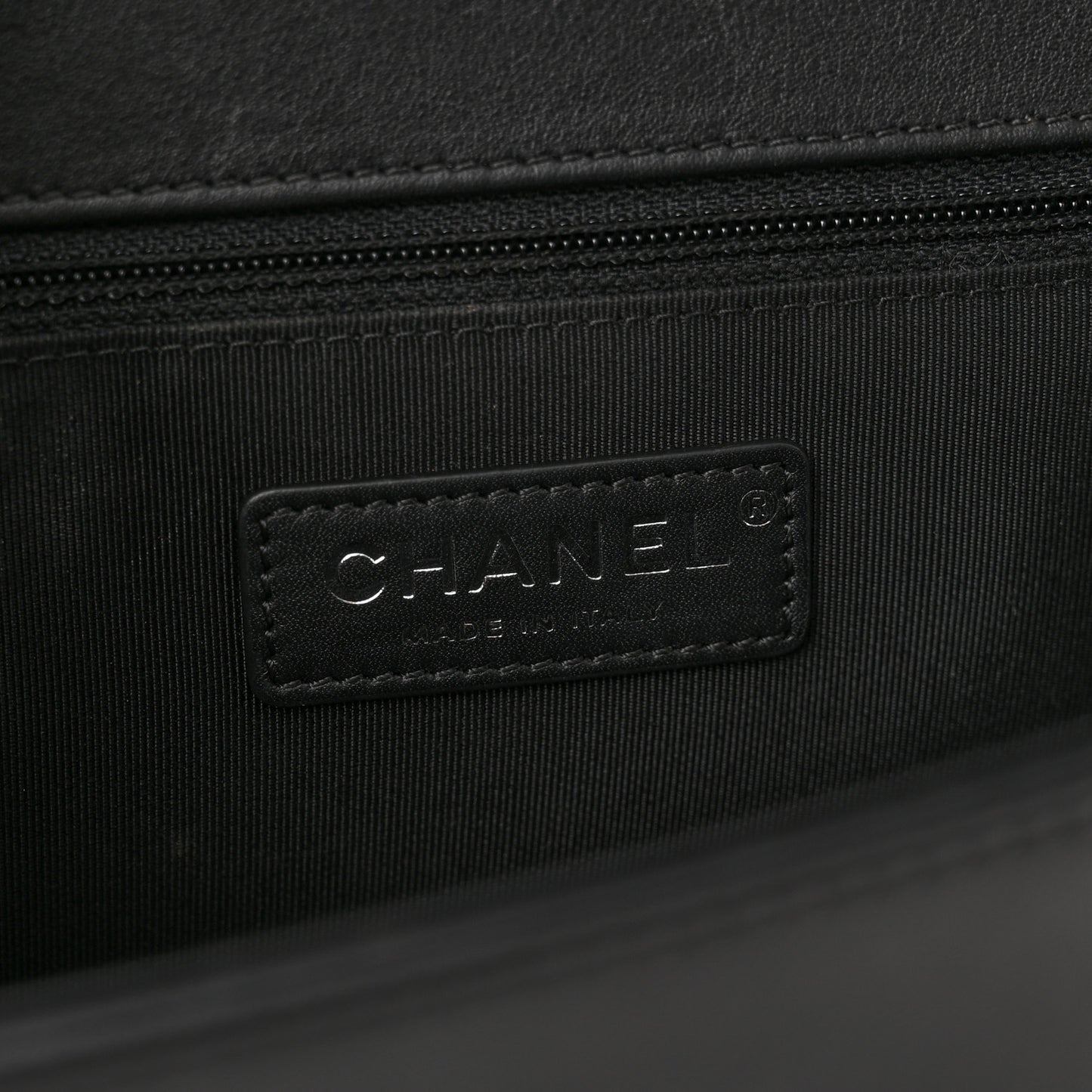 Calfskin Quilted New Medium Boy Flap Black