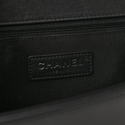 Chanel Calfskin Quilted New Medium Boy Flap Black 6 of 9