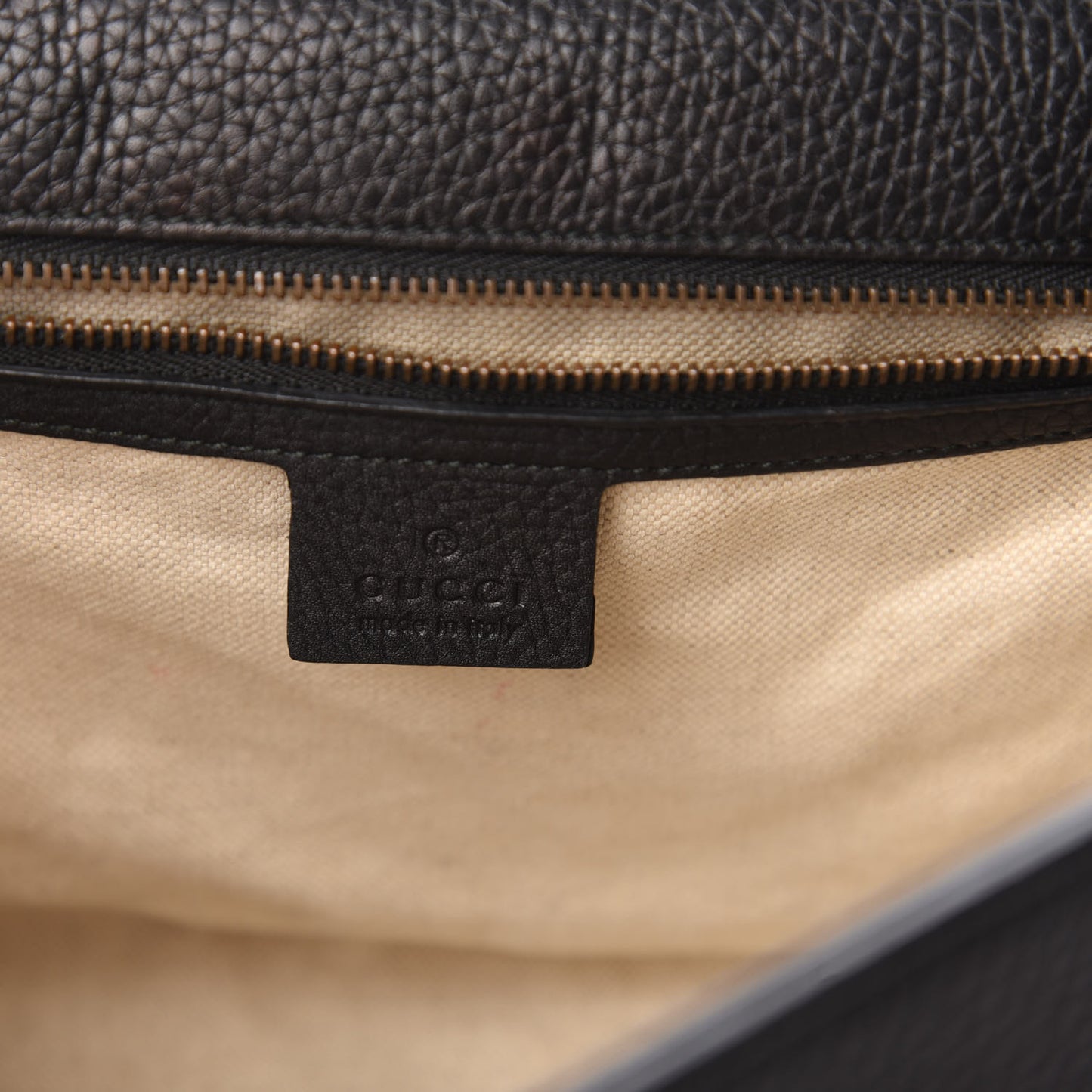 Calfskin Small GG Marmont Top Handle Bag Black