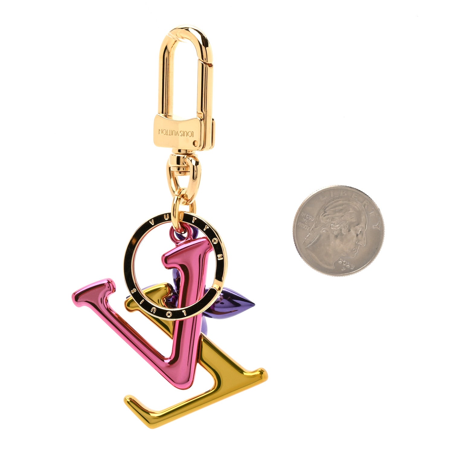Louis Vuitton LV New Wave Bag Charm Key Holder Multicolor 2 of 5