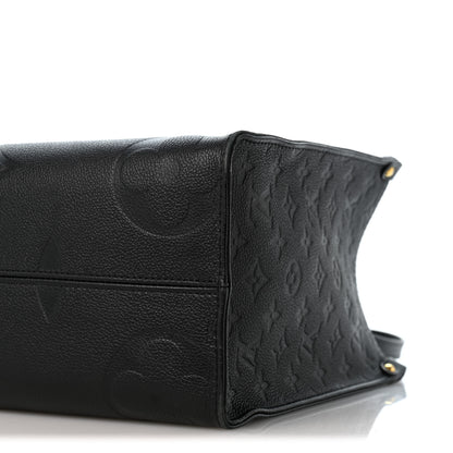 Louis Vuitton Empreinte Monogram Giant Onthego MM Black 9 of 11