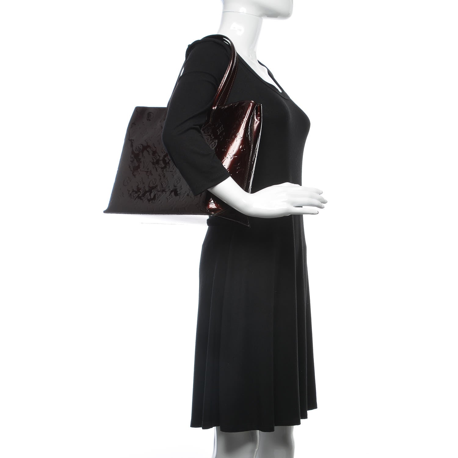 Louis Vuitton Vernis Wilshire MM Amarante 2 of 19