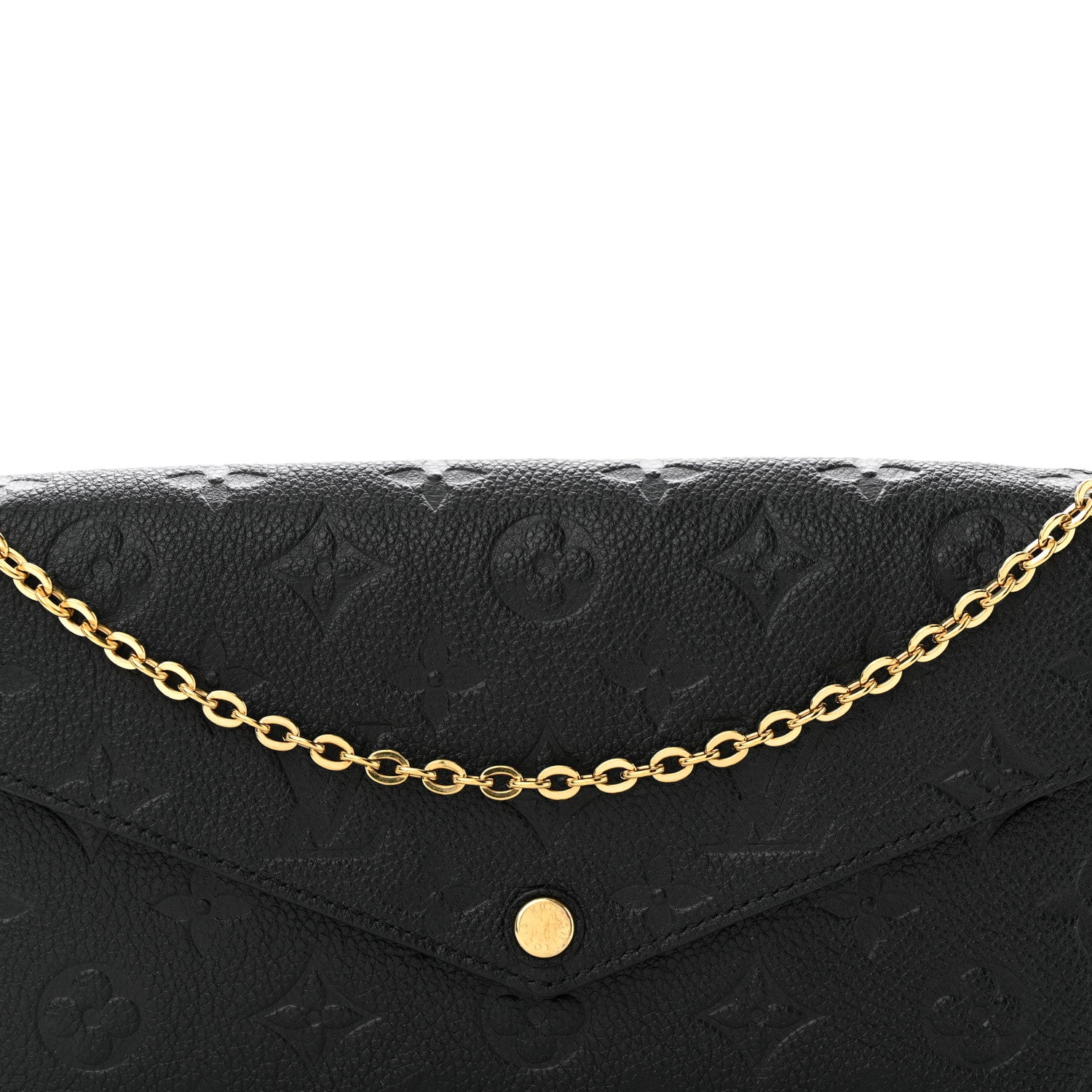 Louis Vuitton Empreinte Pochette Felicie Chain Wallet Black 8 of 13