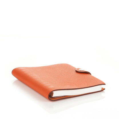 Hermes Togo Ulysse PM Agenda Cover Orange 4 of 7