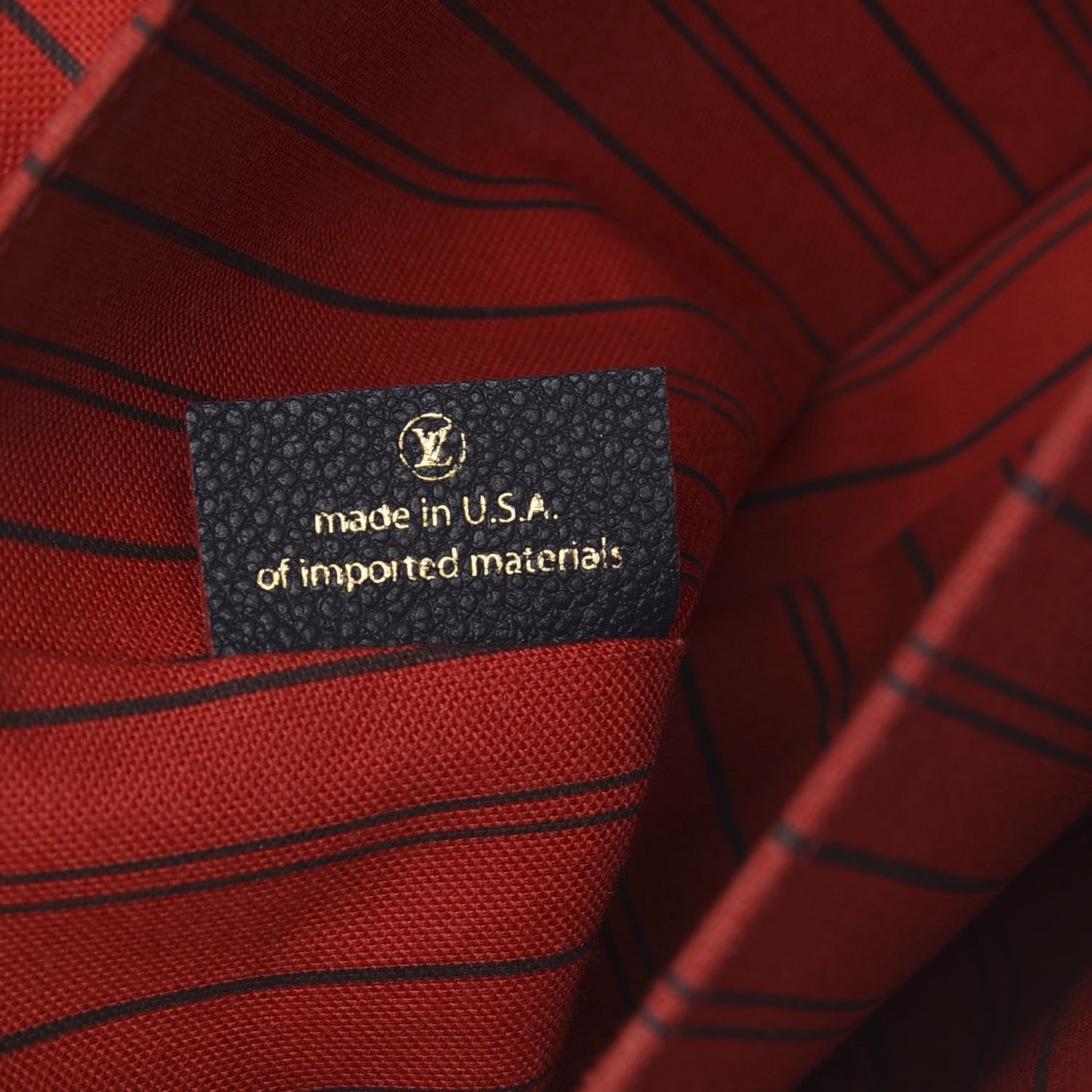 Louis Vuitton Empreinte Pochette Metis Marine Rouge 8 of 13