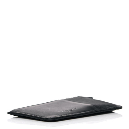Christian Dior Ultra Matte Lambskin Cannage Small Lady Dior Zip Card Holder Black 4 of 10