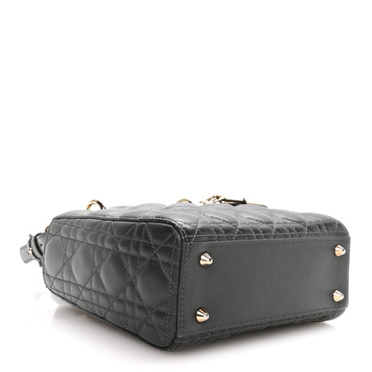 Christian Dior Lambskin Cannage Gradient Small My ABCDior Lady Dior Grey 4 of 10