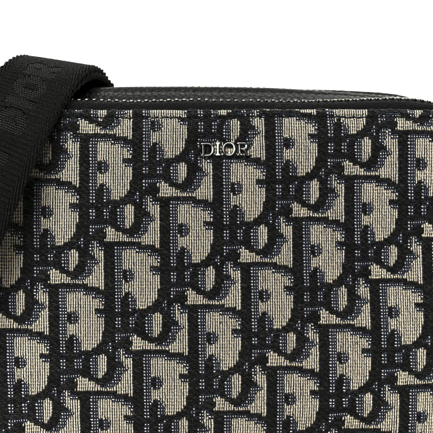 Christian Dior Oblique Pouch Navy Blue 9 of 11