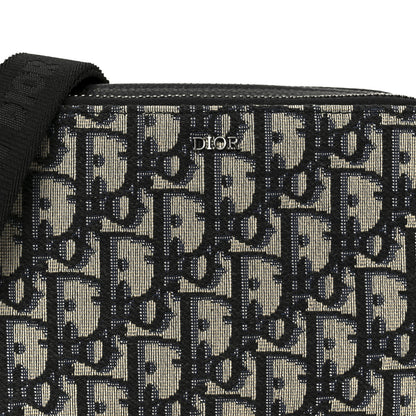 Christian Dior Oblique Pouch Navy Blue 9 of 11