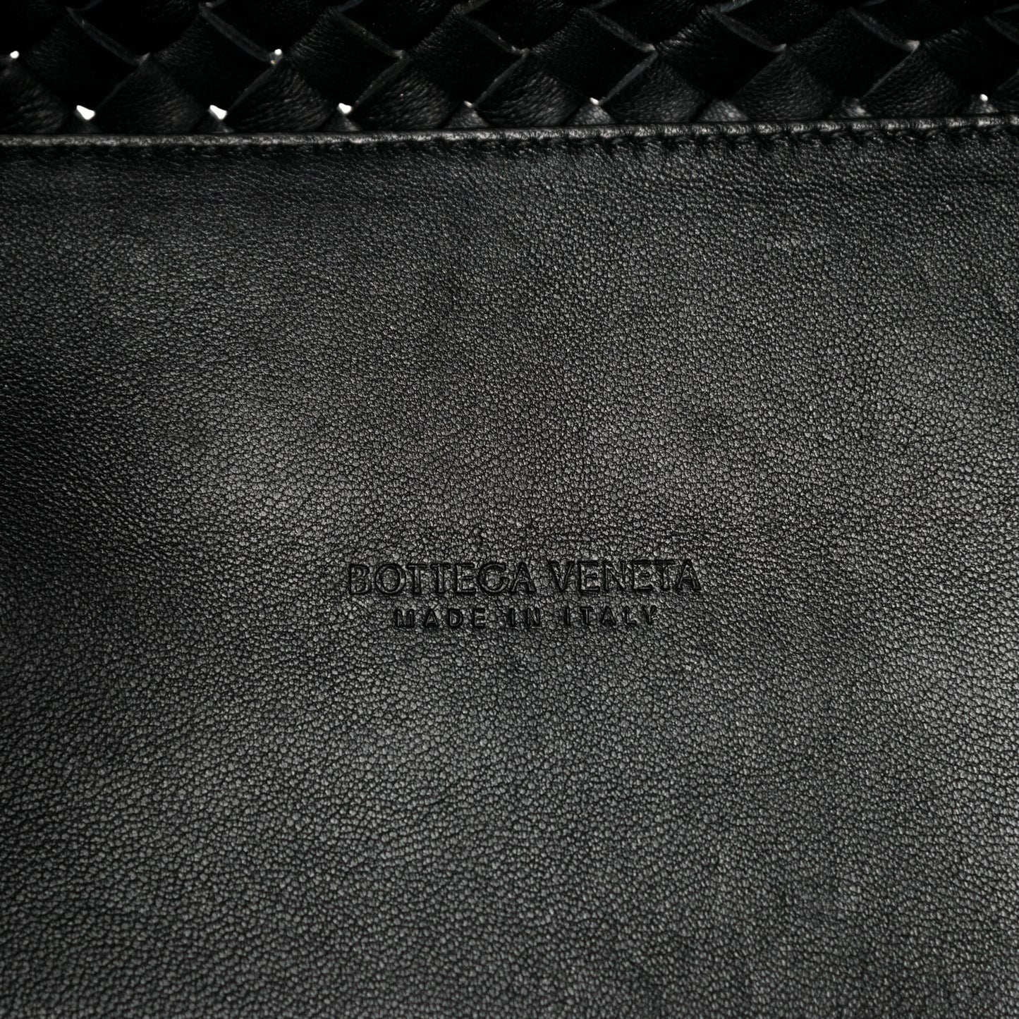 Nappa Intrecciato Mini Cabat Black