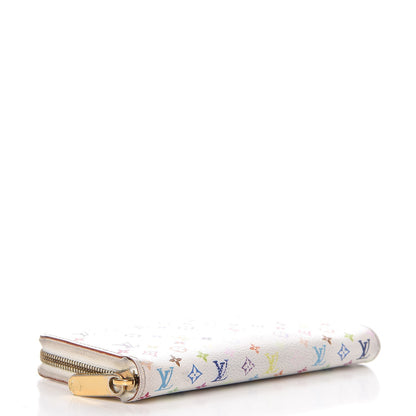 Louis Vuitton Monogram Multicolor Zippy Wallet White 4 of 10