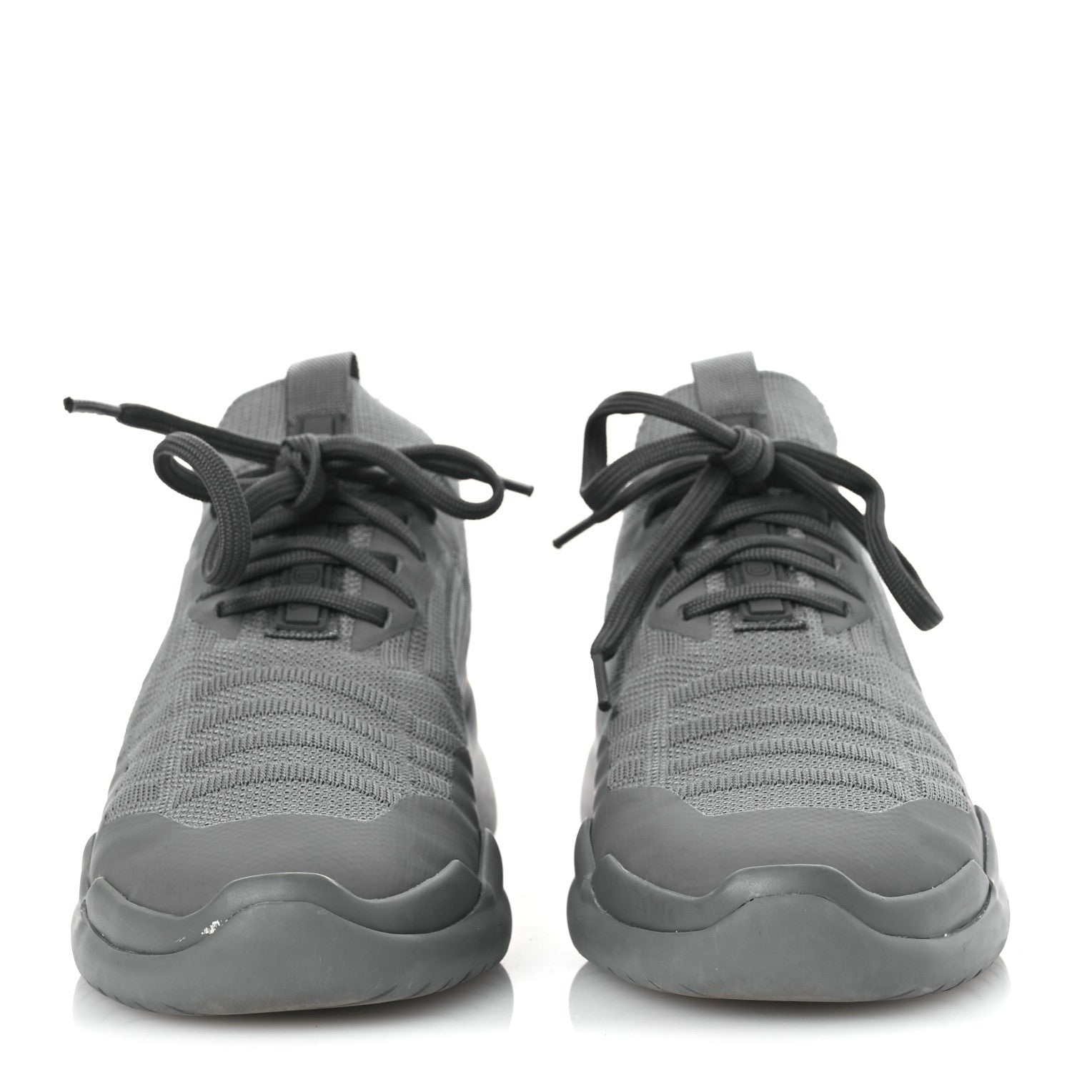 Prada Mesh Neoprene Toblach Low Top Sneakers 35 Acciaio 3 of 16