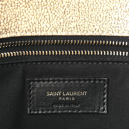 Saint Laurent Stingray Embossed Monogram Medium Niki Chain Satchel Beige 6 of 11