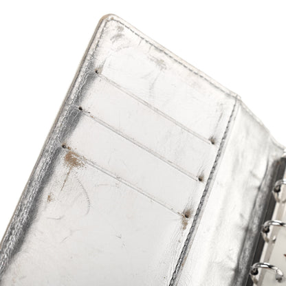 Louis Vuitton Monogram Miroir Small Ring Agenda Silver 8 of 13