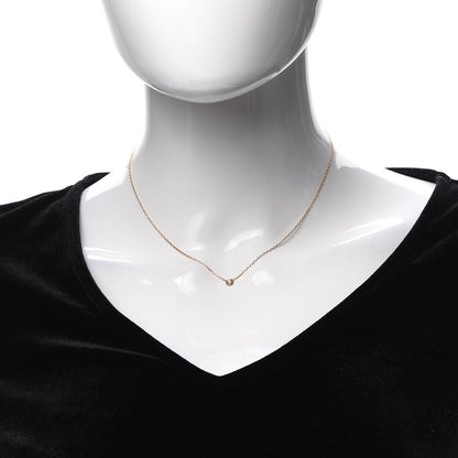 Cartier 18K Pink Gold Diamond SM D'Amour Pendant Necklace 2 of 7
