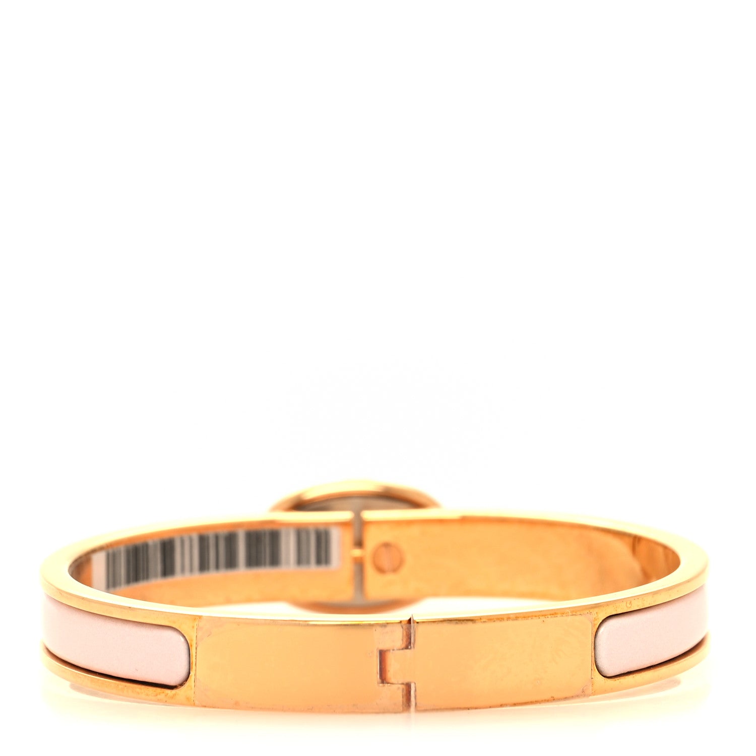 Hermes Enamel Mini Clic Chaine d'Ancre Bracelet PM Rose Candeur 3 of 6