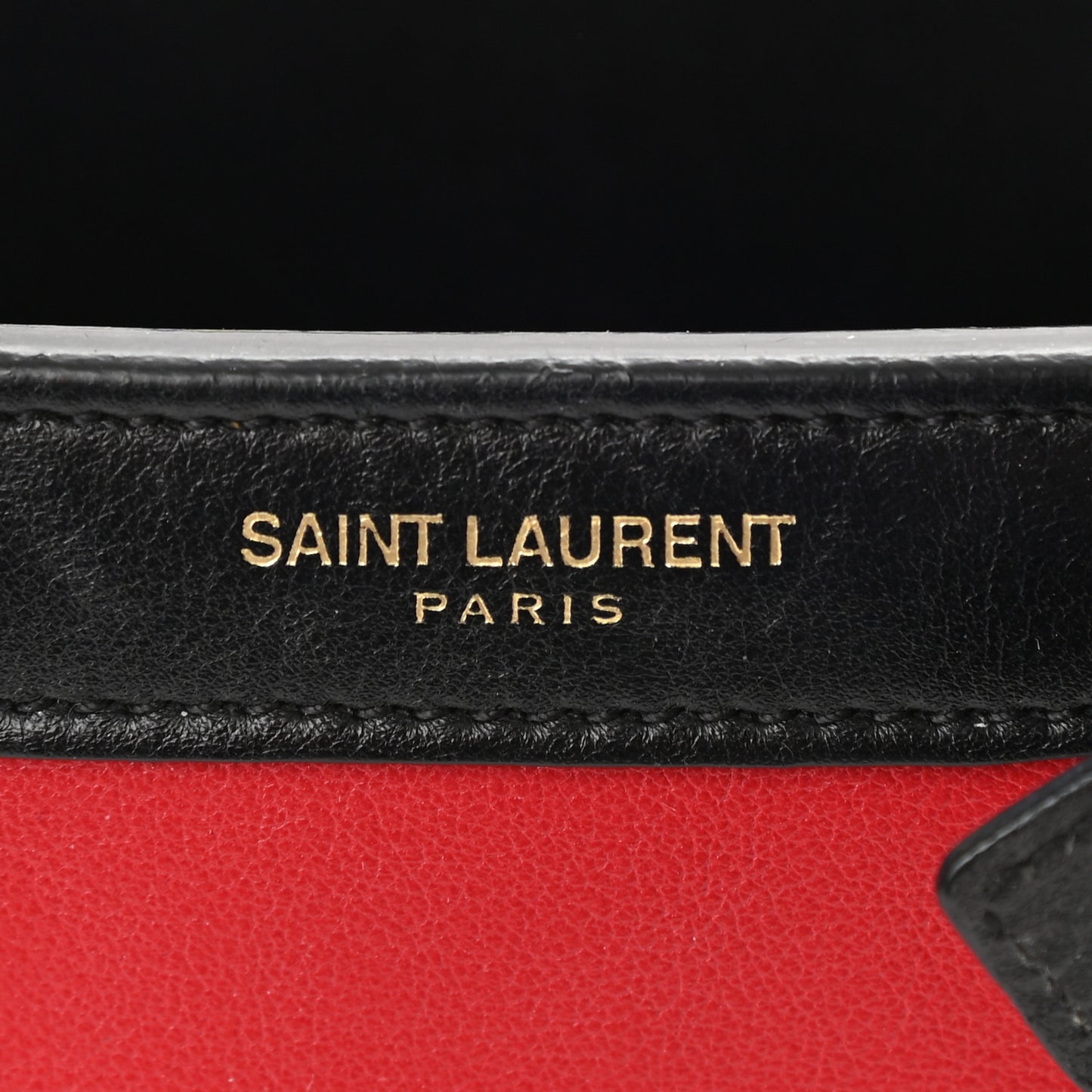 Calfskin Bi-Color Nano Sac De Jour Red Black