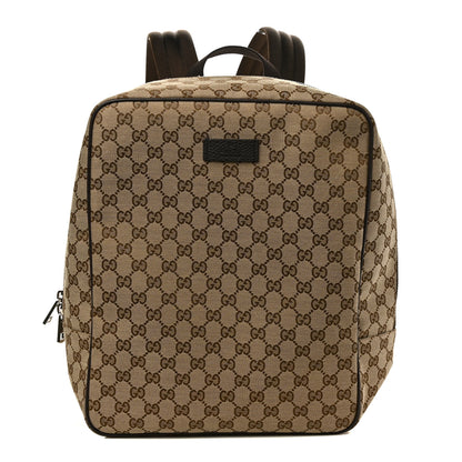 Gucci Monogram Travel Backpack Dark Brown 1 of 10