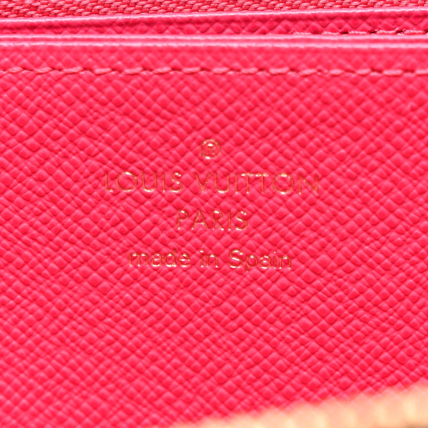 Canvas Monogram Bay Harbor Zippy Wallet Fuchsia