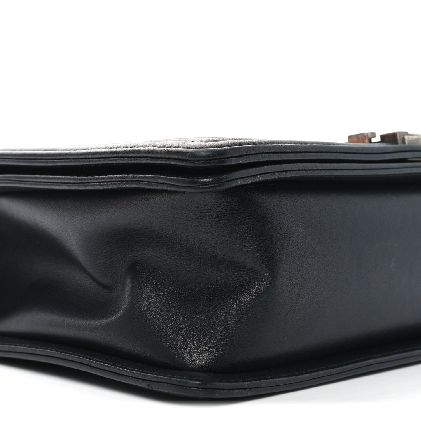 Lambskin Quilted New Medium Boy Flap Black