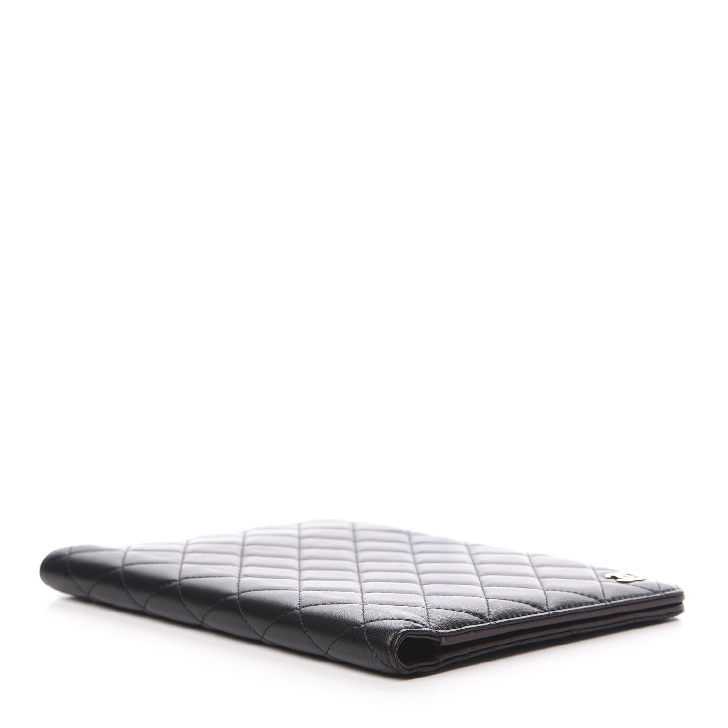 Chanel Lambskin Quilted Large Agenda Cover Black 4 of 11