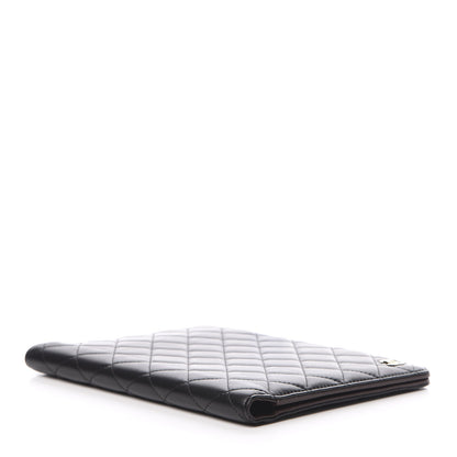 Chanel Lambskin Quilted Large Agenda Cover Black 4 of 11