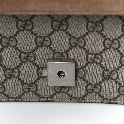 Gucci GG Supreme Monogram Medium Dionysus Shoulder Bag Taupe 18 of 19