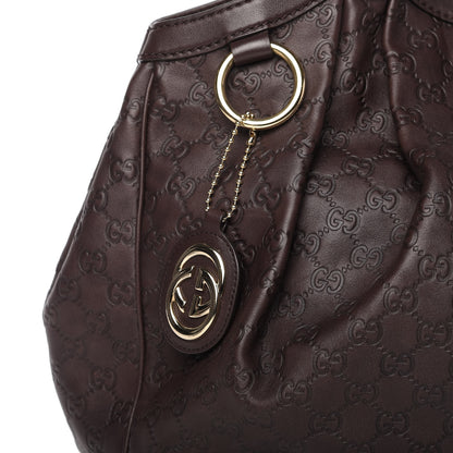 Gucci Guccissima Signature Large Sukey Tote Chocolate 10 of 10