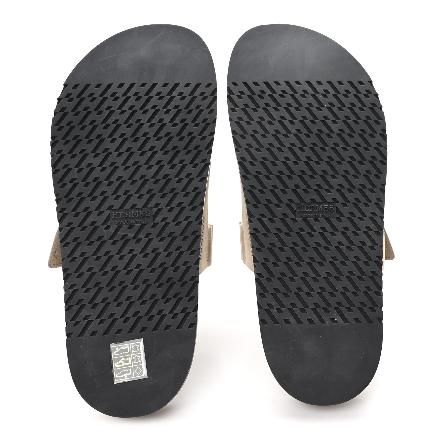 Hermes Suede Goatskin Womens Chypre Sandals 41 Beige Sable 6 of 10