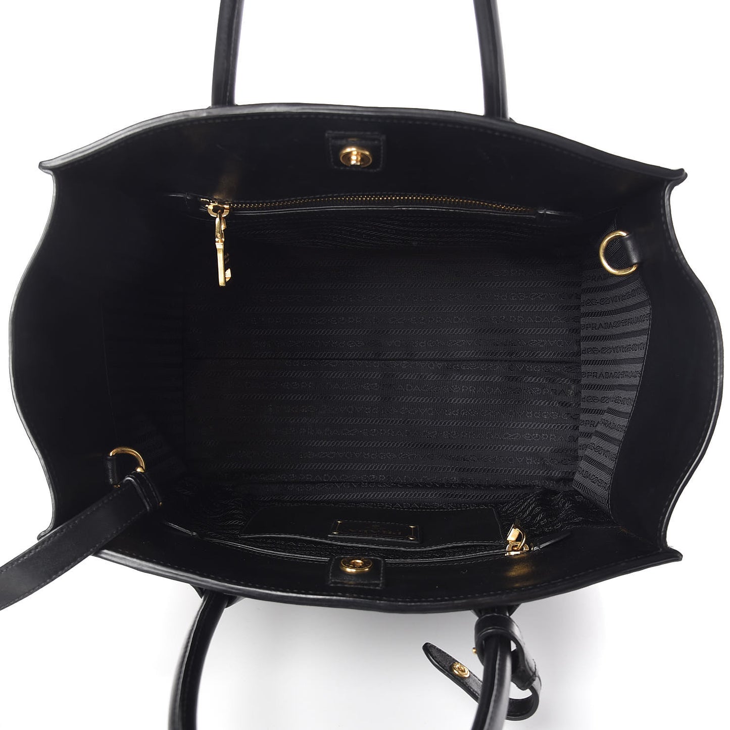 Soft Calfskin Shopping Tote Black