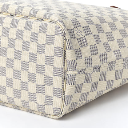 Louis Vuitton Damier Azur Neo Neverfull MM Rose Ballerine 6 of 8