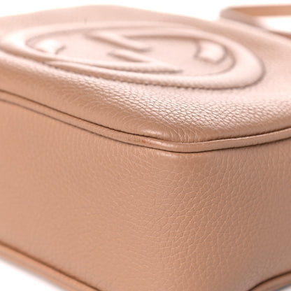 Gucci Pebbled Calfskin Small Soho Disco Bag Camelia 10 of 14