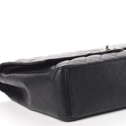Chanel Caviar Quilted Maxi Double Flap Black 6 of 10