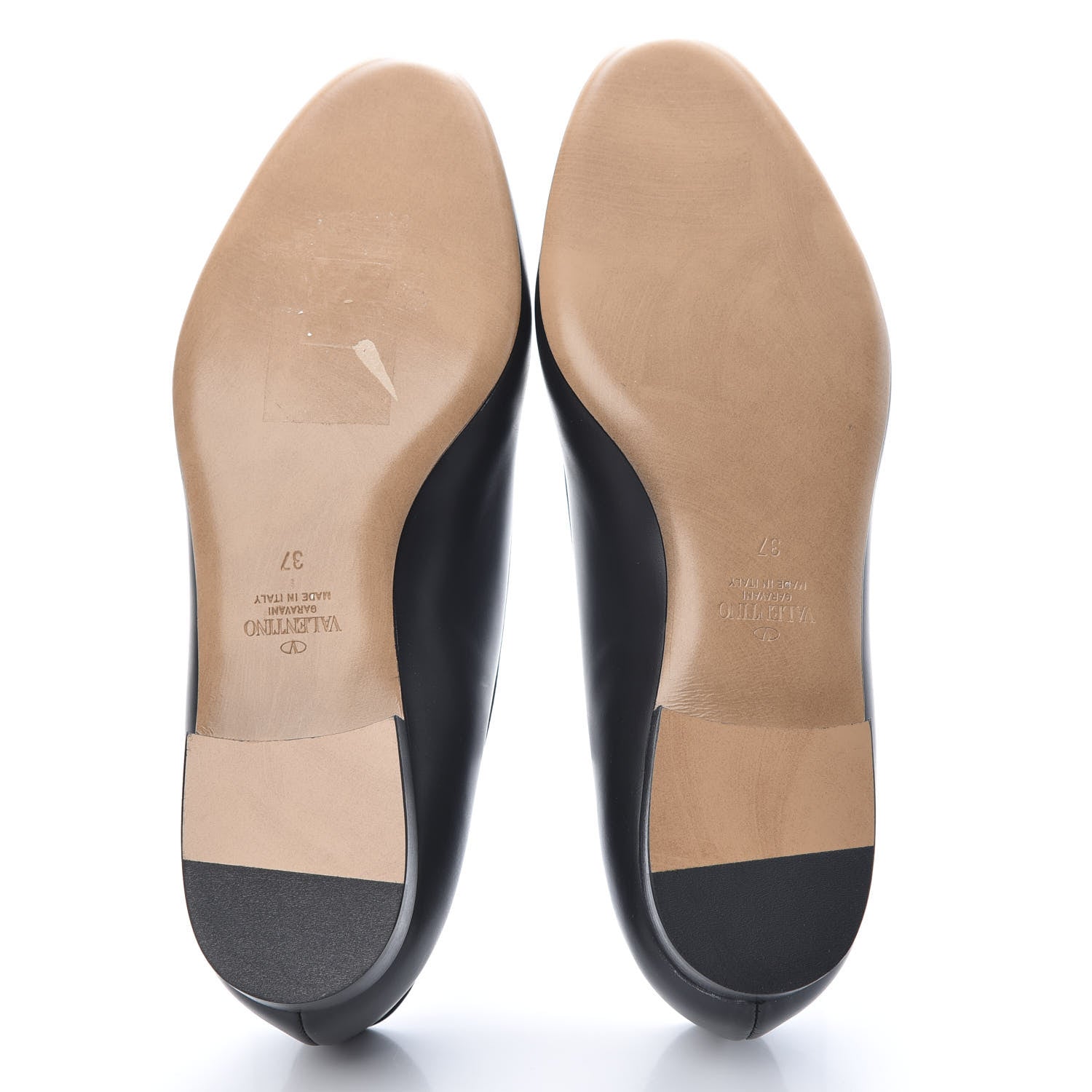 Valentino Garavani Nappa Vlogo Loafers 37 Black 5 of 10