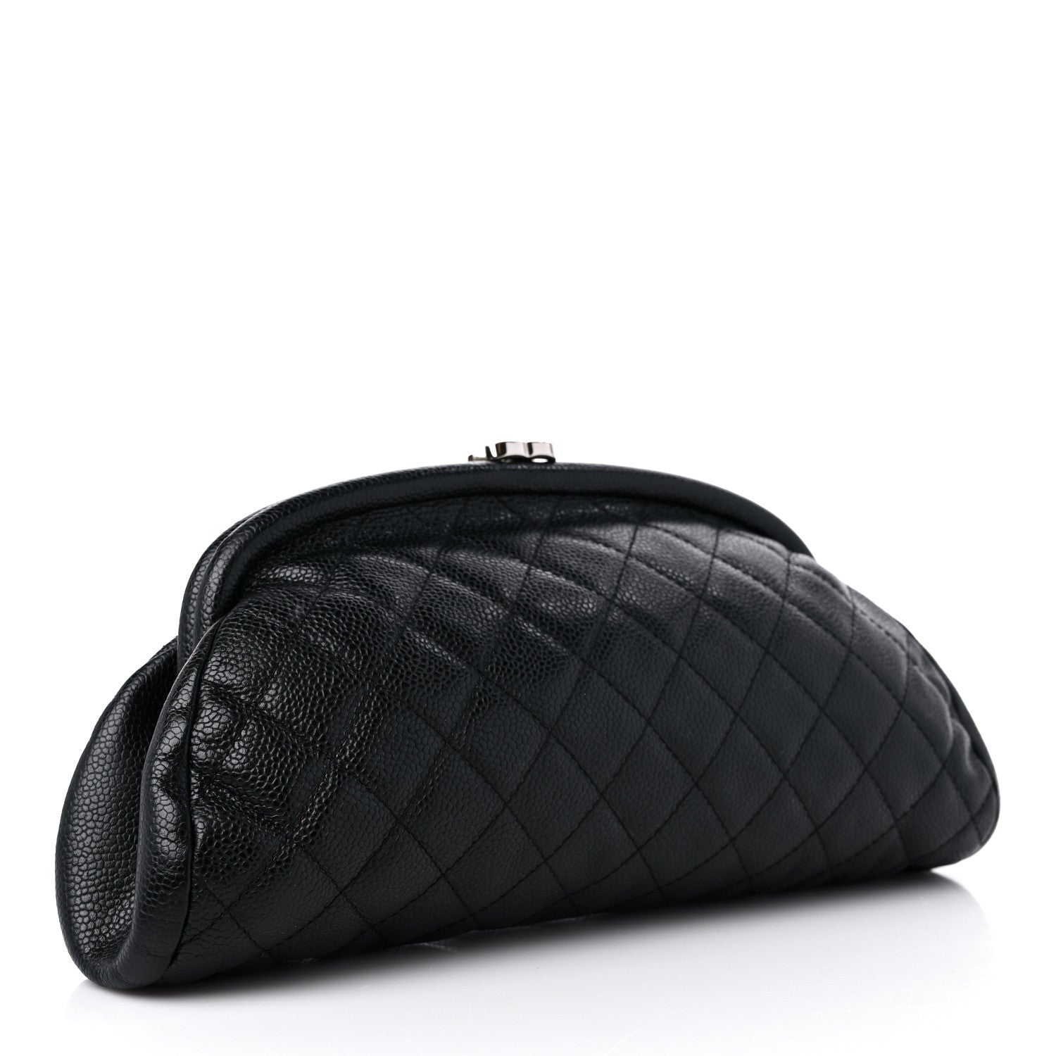 Chanel Caviar Quilted Timeless Clutch Black 3 of 12