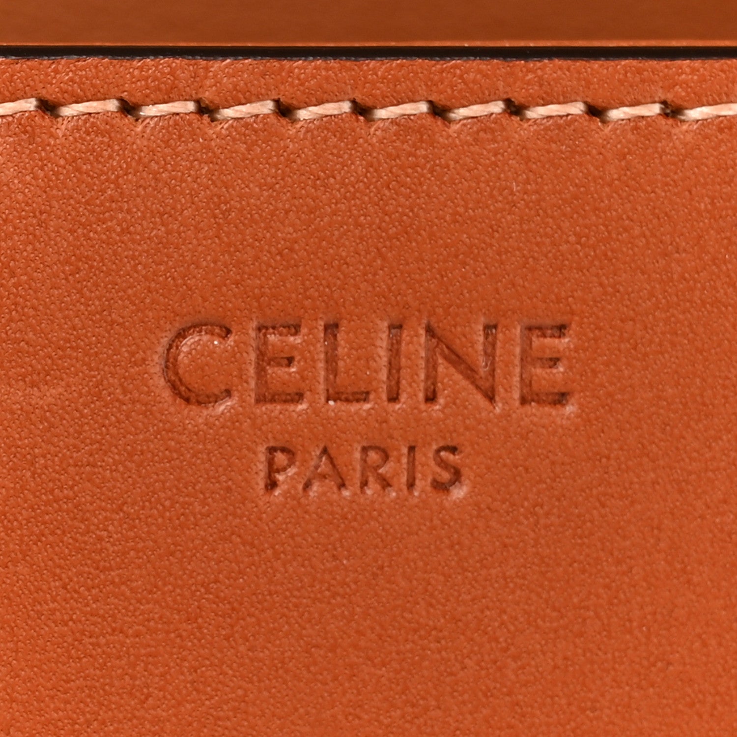 Celine Natural Calfskin Triomphe Shoulder Bag Tan 6 of 13