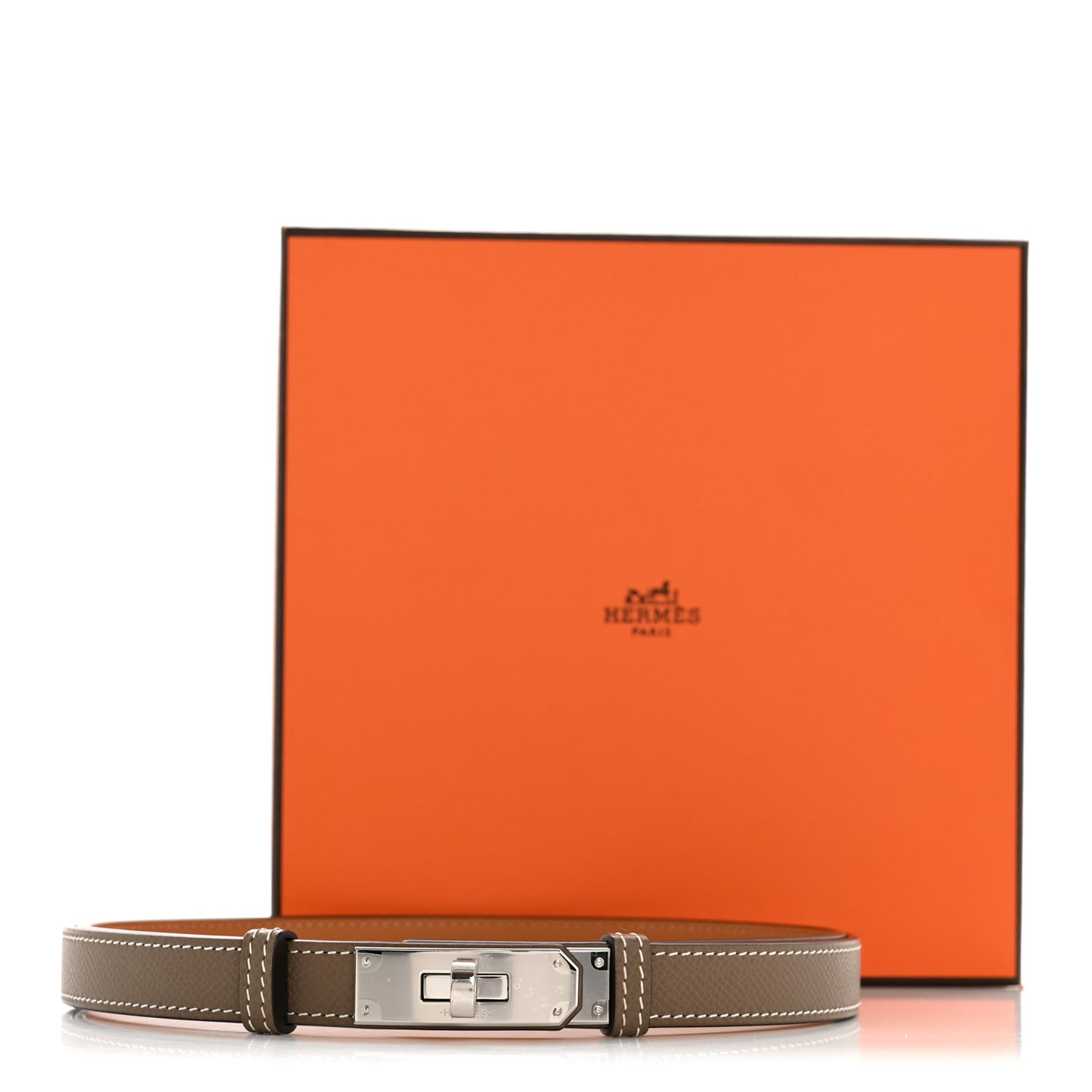 Epsom Kelly Belt Etoupe