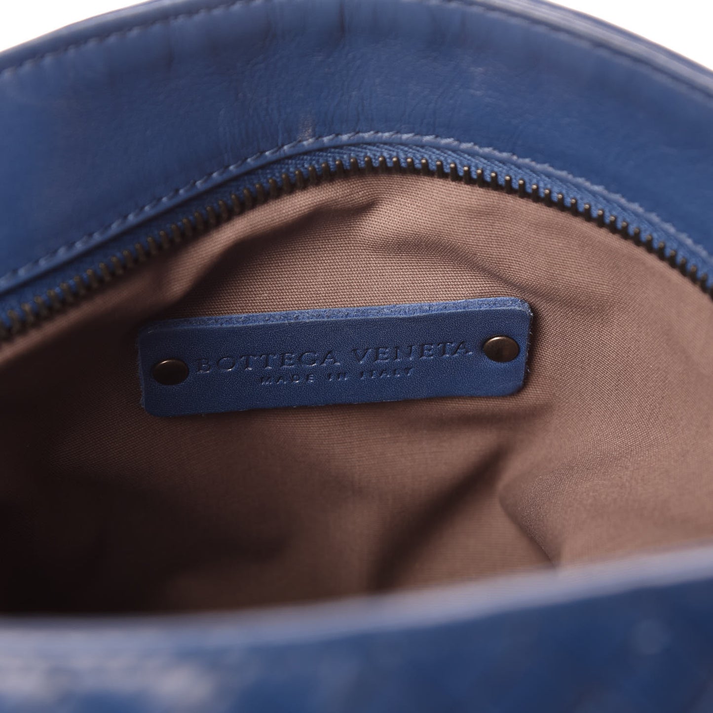 Nappa Intrecciato VN Crossbody Messenger Bag Blatic Blue