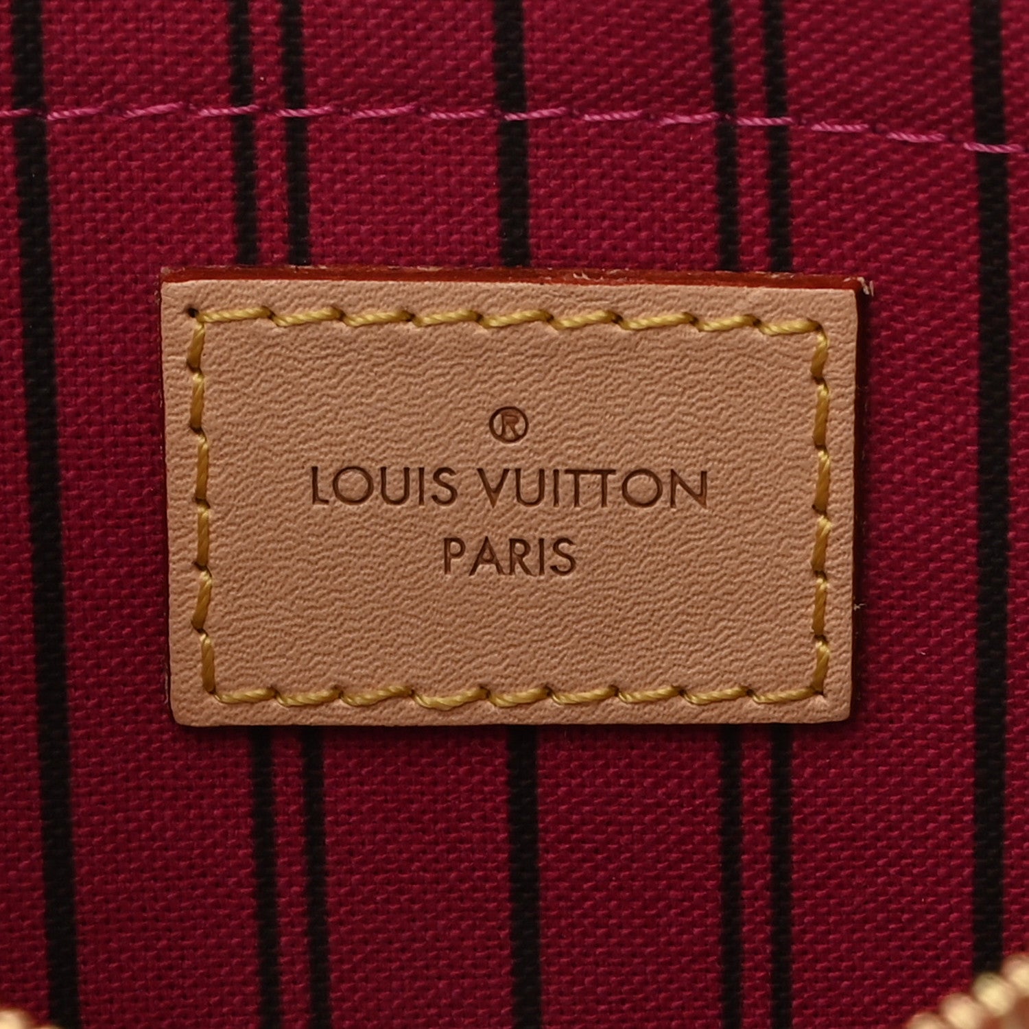 Louis Vuitton Monogram Neverfull MM GM Pochette Pivoine 6 of 7