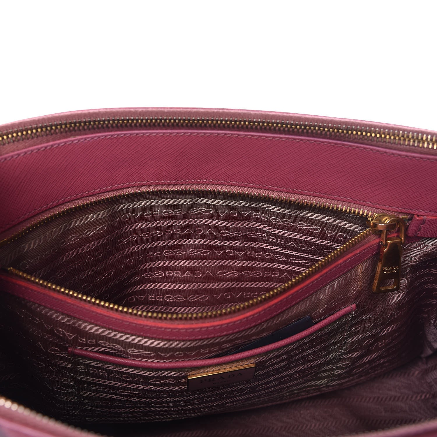 Prada Saffiano Medium Galleria Double Zip Tote Tamaris 11 of 14
