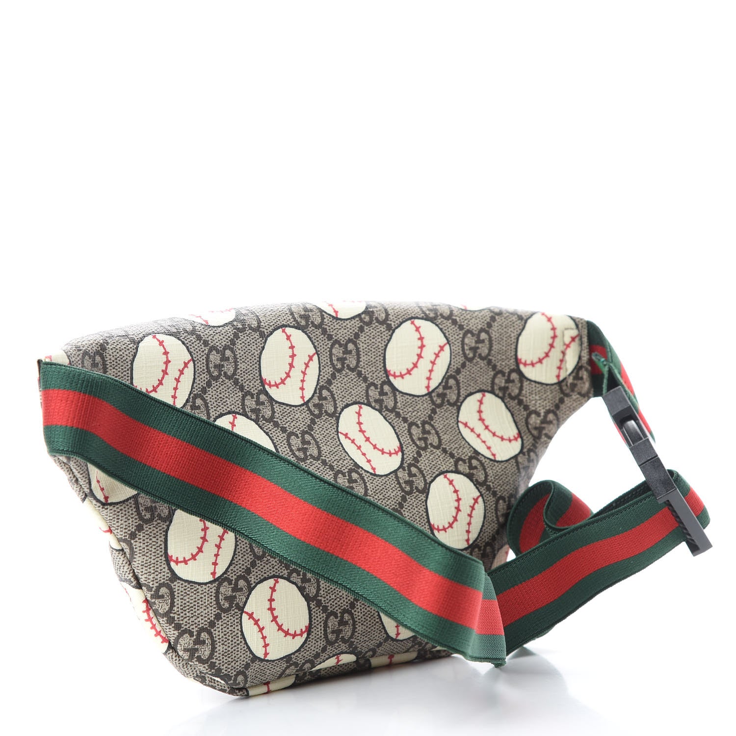Gucci GG Supreme Monogram Baseballs Web Childrens Belt Bag 3 of 10