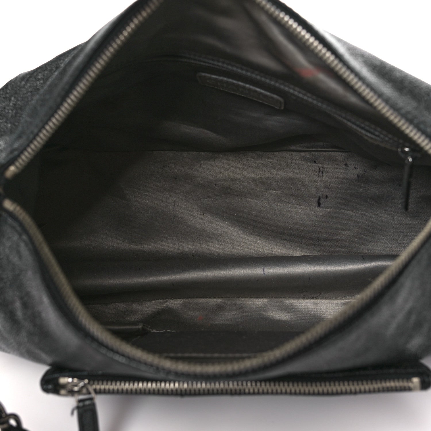 Chanel Glazed Caviar Pocket In The City Shoulder Bag Black 5 of 11
