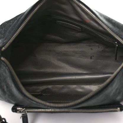 Chanel Glazed Caviar Pocket In The City Shoulder Bag Black 5 of 11