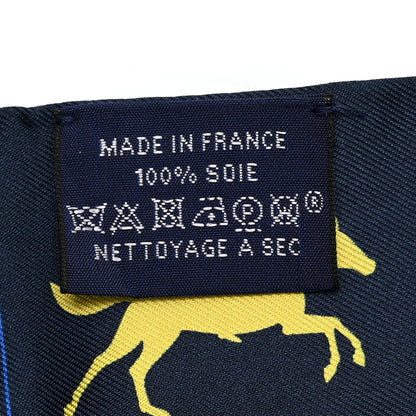 Hermes Silk Parade CG Twilly Caban Jaune Vif Rouge 3 of 4