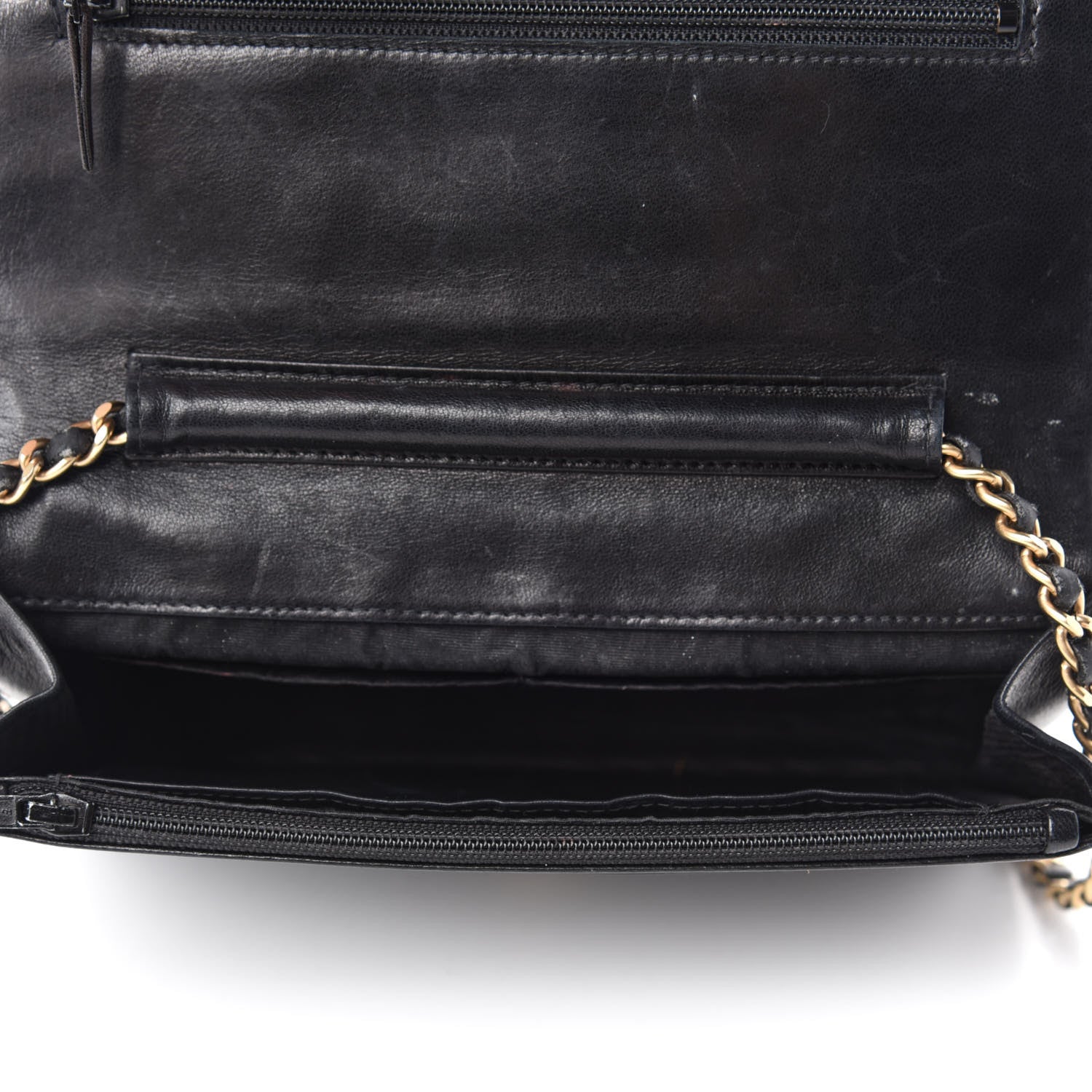 Chanel Caviar Timeless CC Wallet On Chain WOC Black 5 of 16