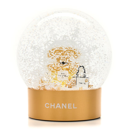 Chanel Glass N°5 Perfume Bottle Snow Globe 3 of 4