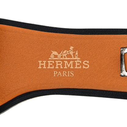 Hermes Lizard Butler Calfskin Hunter Oran Nano Bag Charm Naturel Sable Black 3 of 4