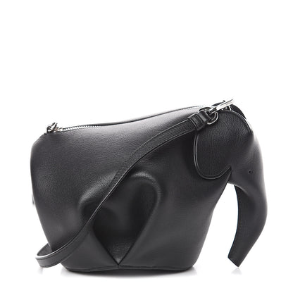 Loewe Calfskin Mini Elephant Crossbody Bag Black 1 of 7