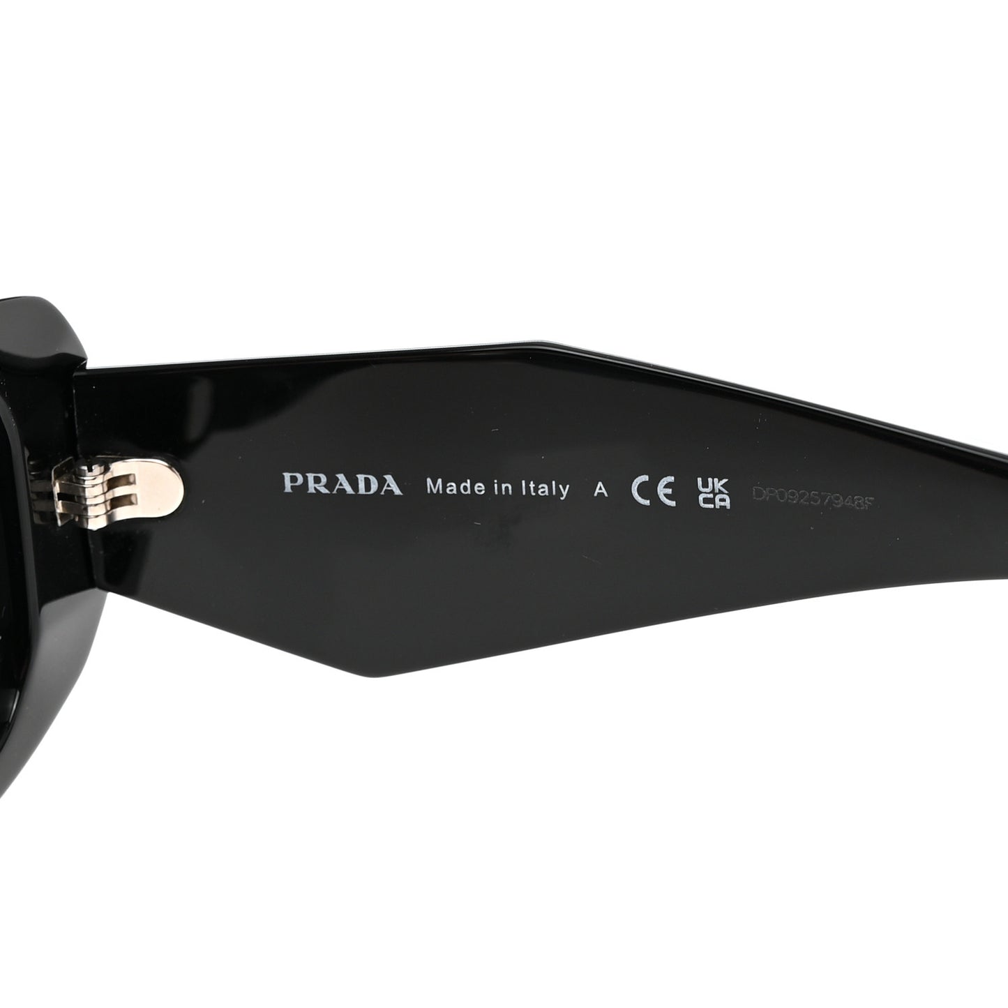 Acetate Symbole Sunglasses SPR 17W Black
