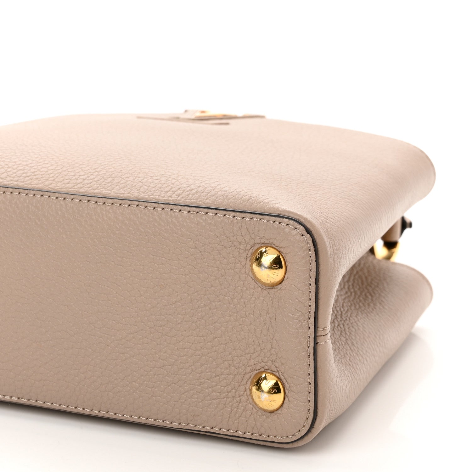 Louis Vuitton Taurillon Capucines BB Galet 8 of 9